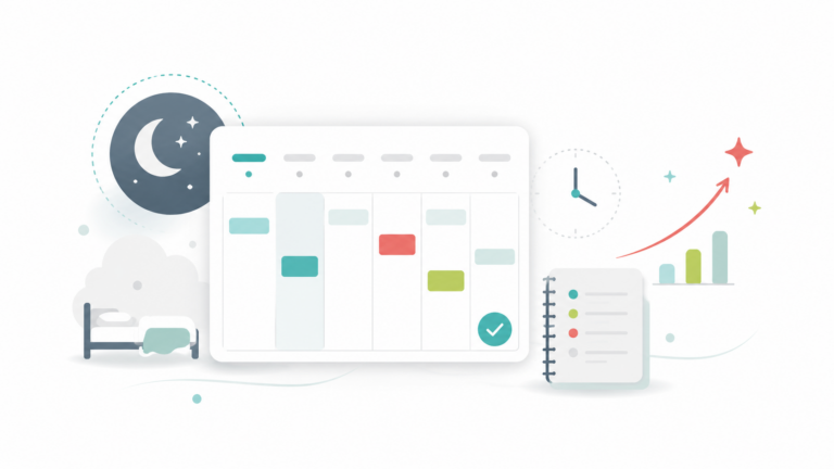 Wochenstart planen: Kalenderwoche, Motivation & Schlaf
