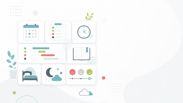 Beruhigendes digitales Dashboard-Design