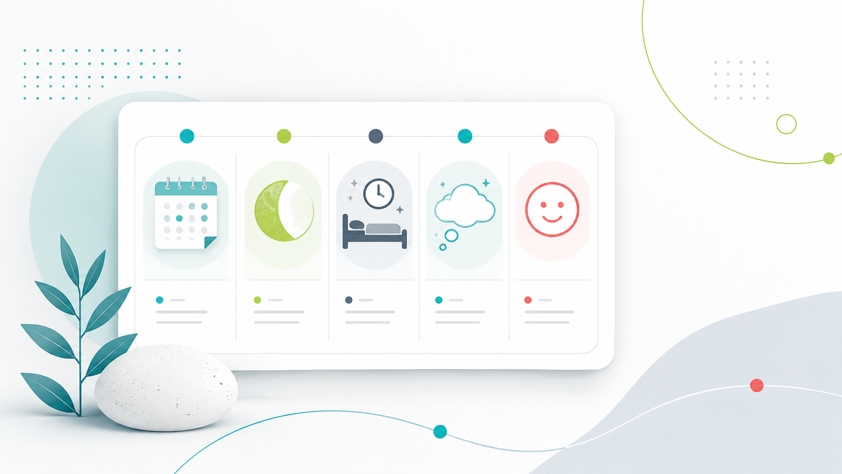 Minimalist Dashboard Design in Pastels