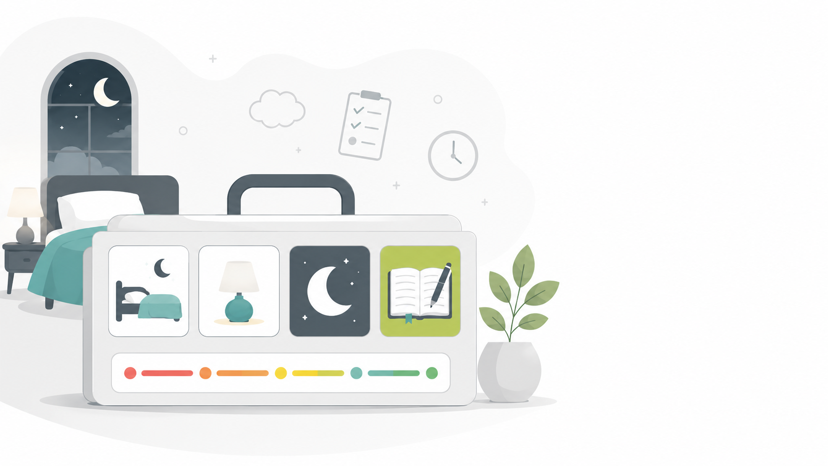 Schlaftracking und Wellness-Dashboard Design